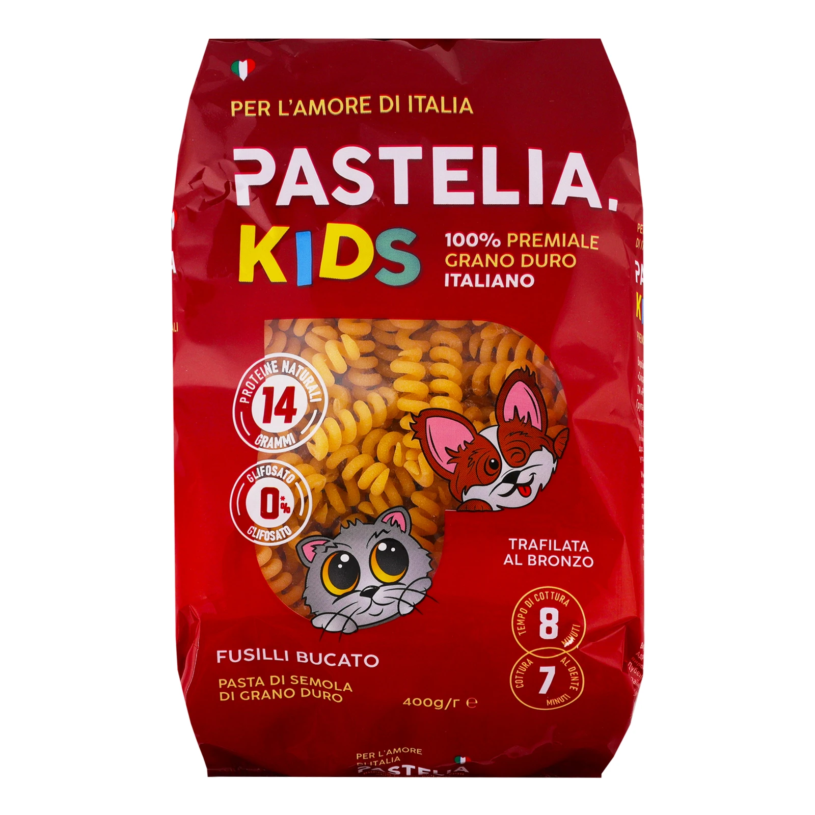 Макаронні вироби Pastelia Kids Спіральки Букато 400г Фото навігації №:1