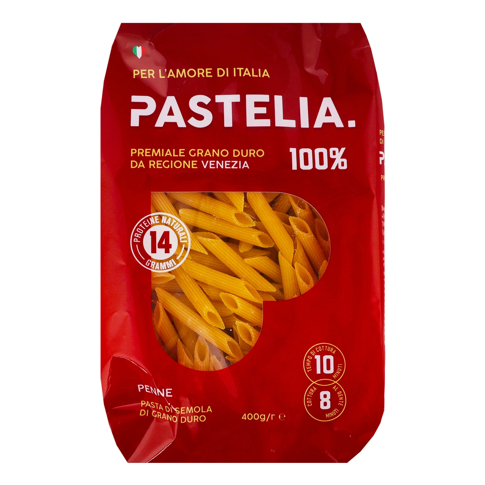 Макаронні вироби Pastelia Перо трубчасті 400г Фото №:1