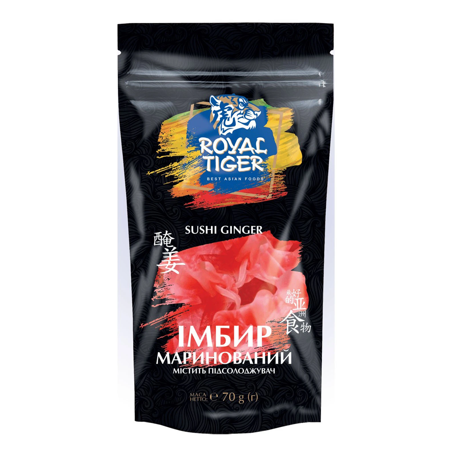 Імбир Royal Tiger маринований 70г Фото №:1