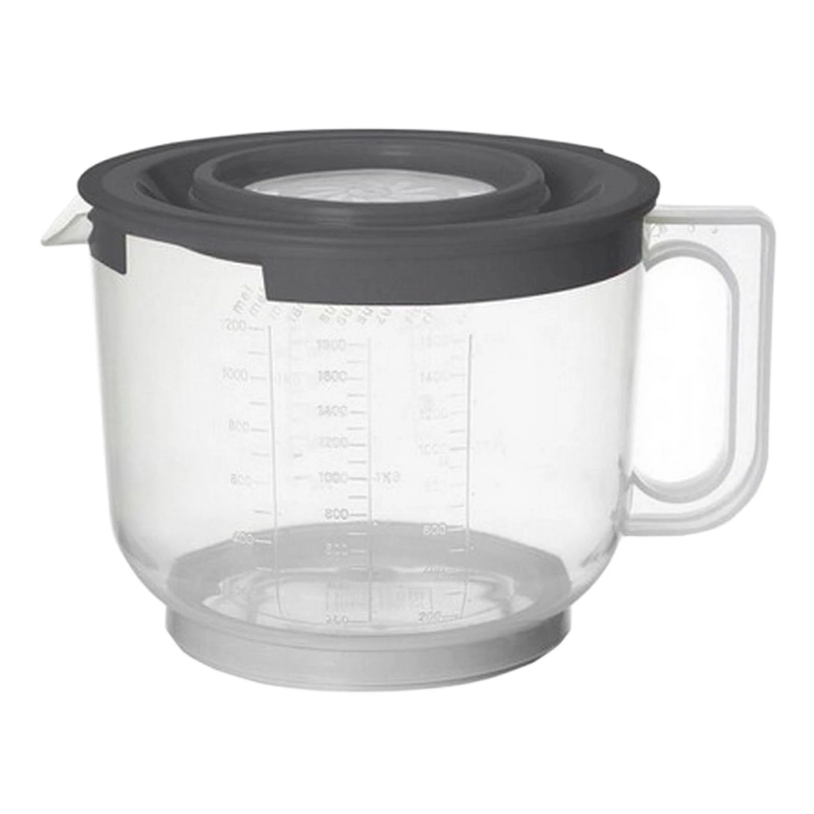 Ємнiсть Plast Team 2л мiрна для мiксеру з ручкою 1360 Фото №:1