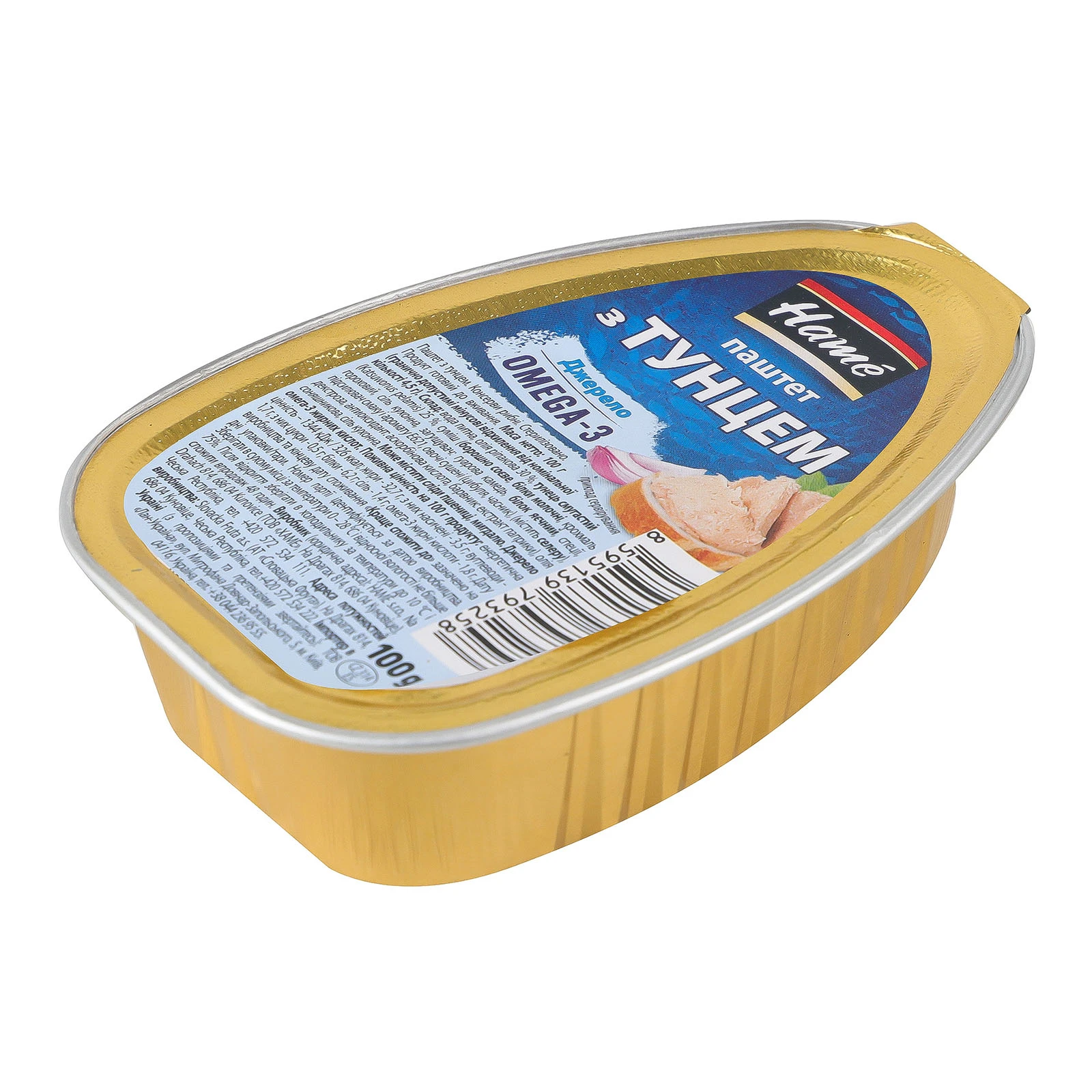 Паштет Hame з тунцем стерилізований 100г Фото №:2