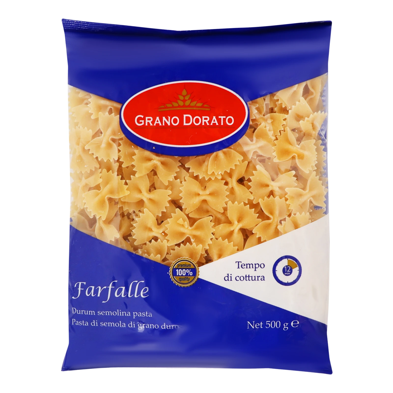 Макарони Grano Dorato 500г farfalle Фото №:1