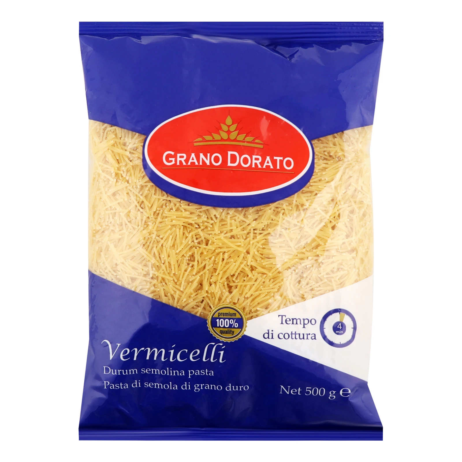 Макарони Grano Dorato 500г vermicelli Фото №:1