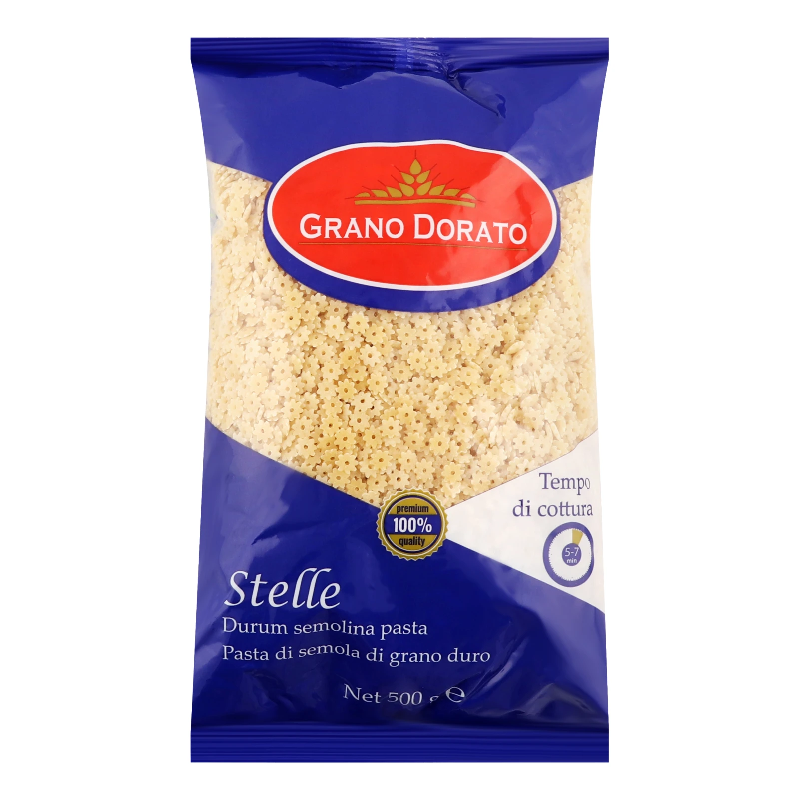 Макарони Grano Dorato 500г stelle
