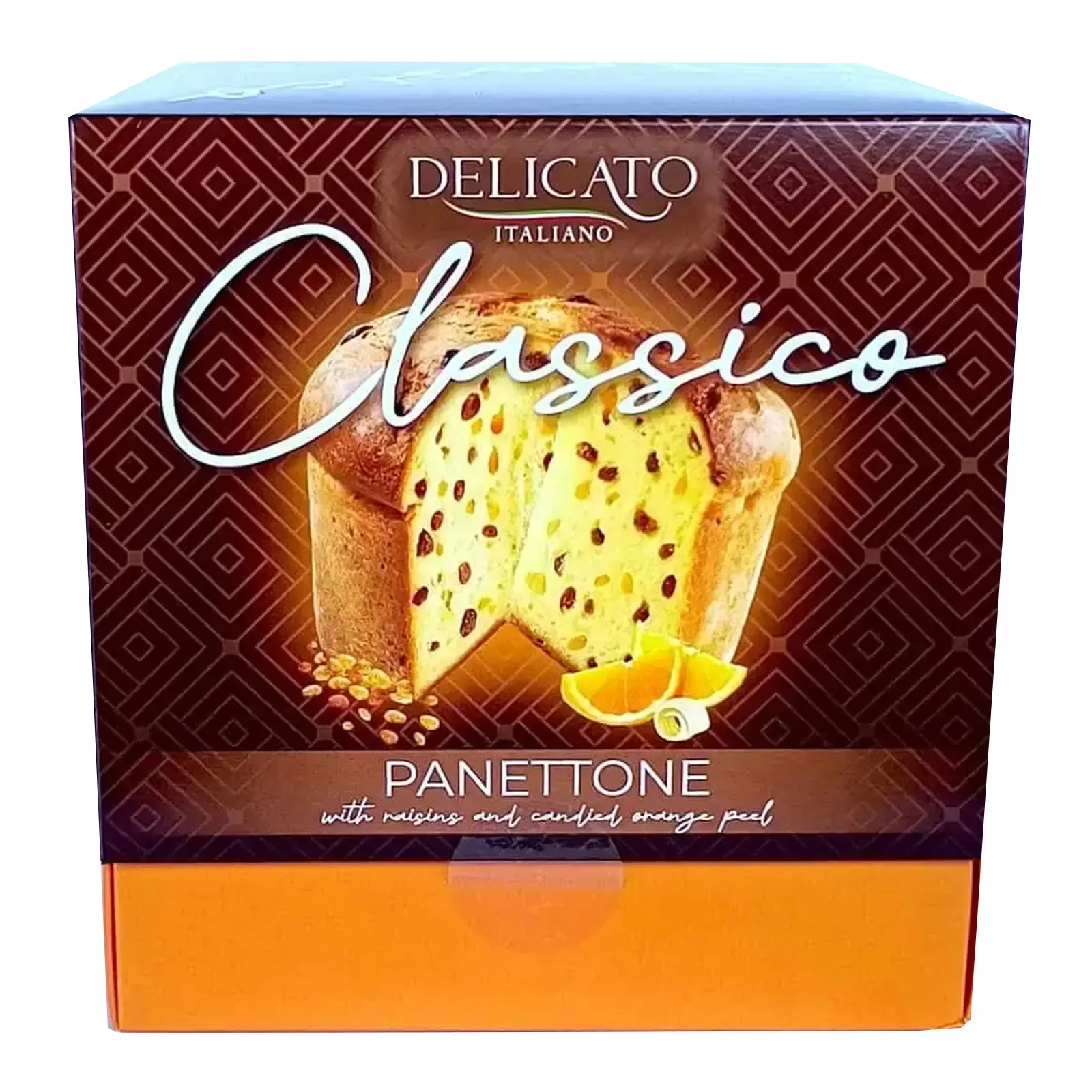 Кекс Delicato 500г Panettone з цукатами та родзинками Фото №:1