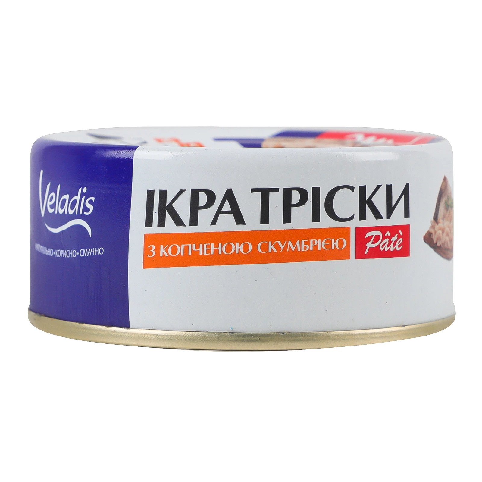 Ікра тріски Veladis Pate з копченою скумбрією 100г Фото №:1