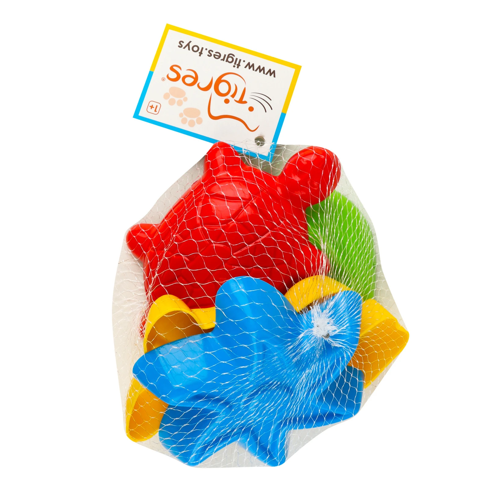 Формочка для піску Tigres №39070 для дітей від 12-ти місяців 4шт/уп Фото №:1