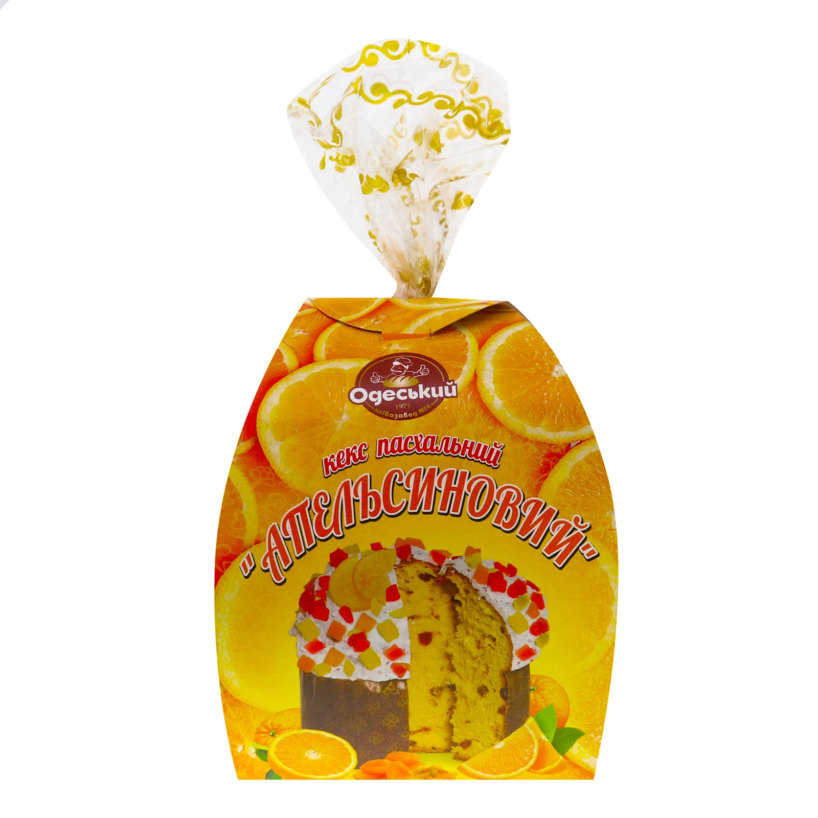Кекс Одеський 600г пасхальний апельсиновий Фото №:2
