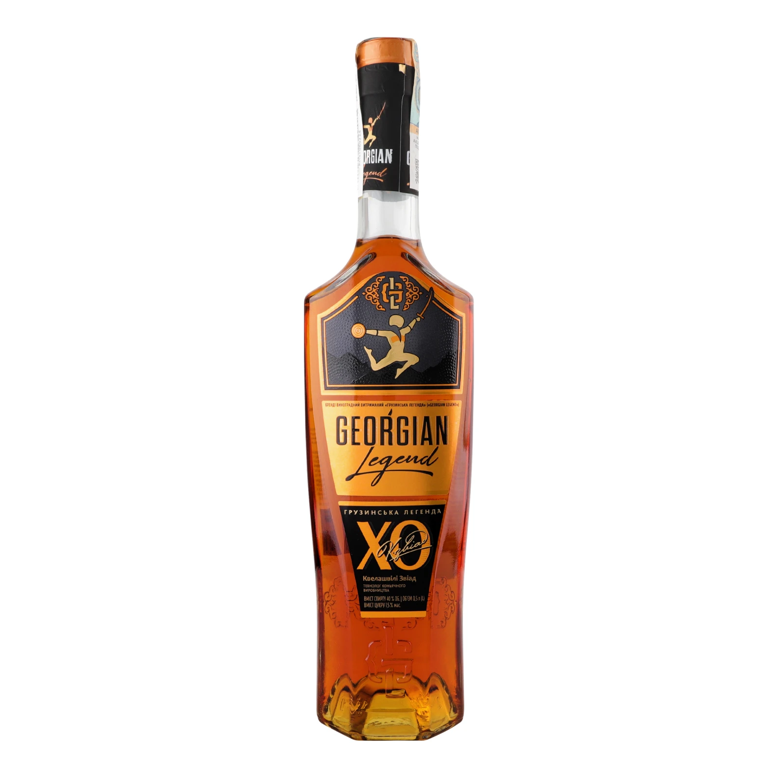 Бренді Georgian Legend XO виноградний витриманий 40% 0.5л Фото №:1