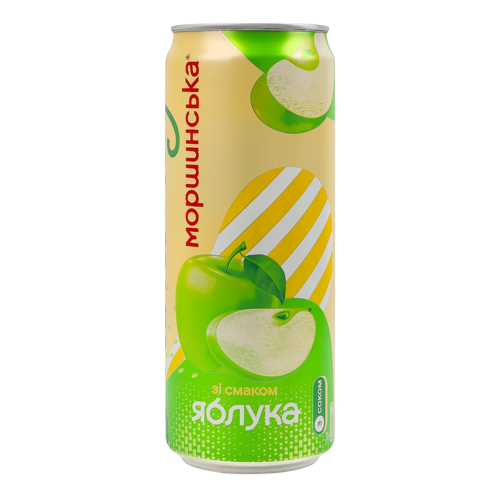 Напій Моршинська Лимонада соковмісний середньогазований зі смаком яблука 330мл Фото №:1