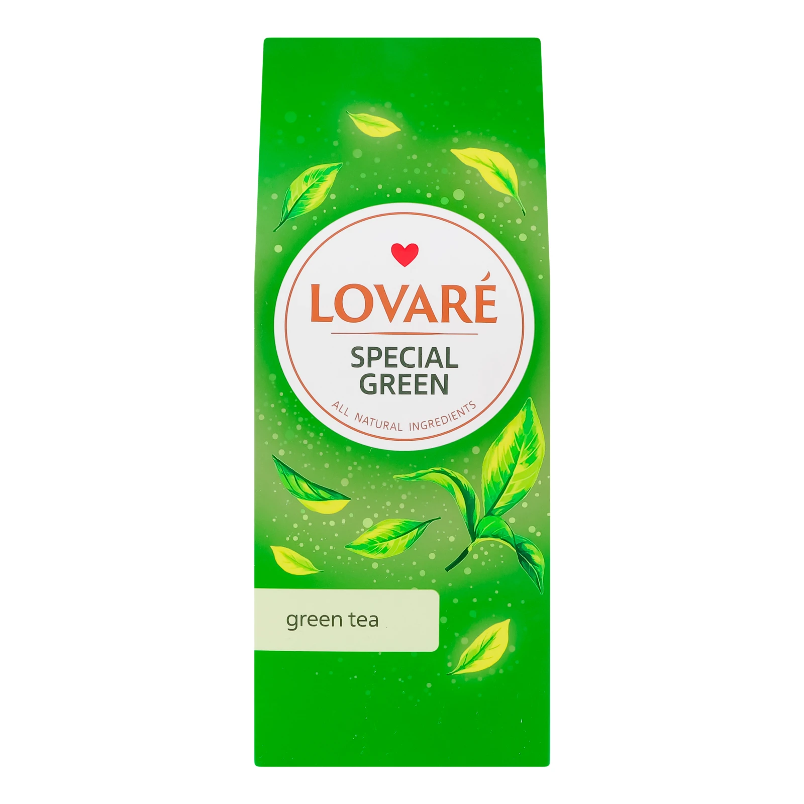 Чай Lovare Special green зелений китайський байховий листовий вищий сорт 80г Фото №:1