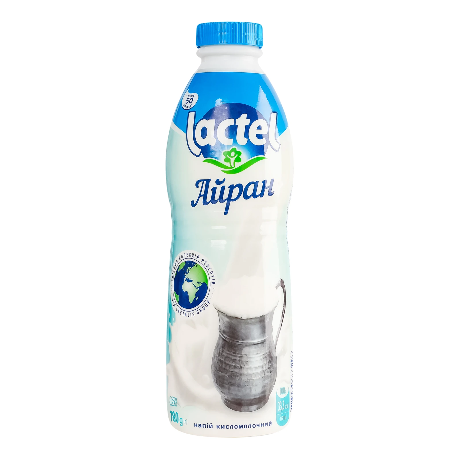 Напій кисломолочний Lactel Айран 1.6% 780г Фото навігації №:1