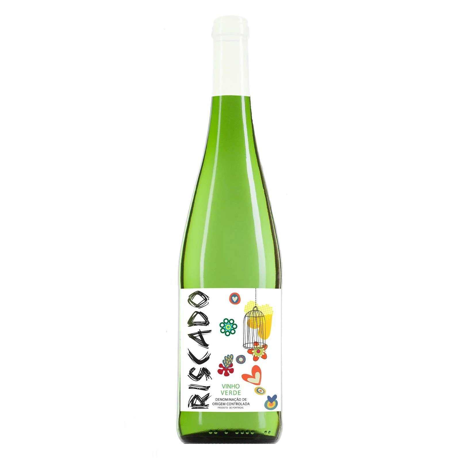 Вино Riscado Vinho Verde DOC бiле сухе 9.5% 0.75л Фото №:1