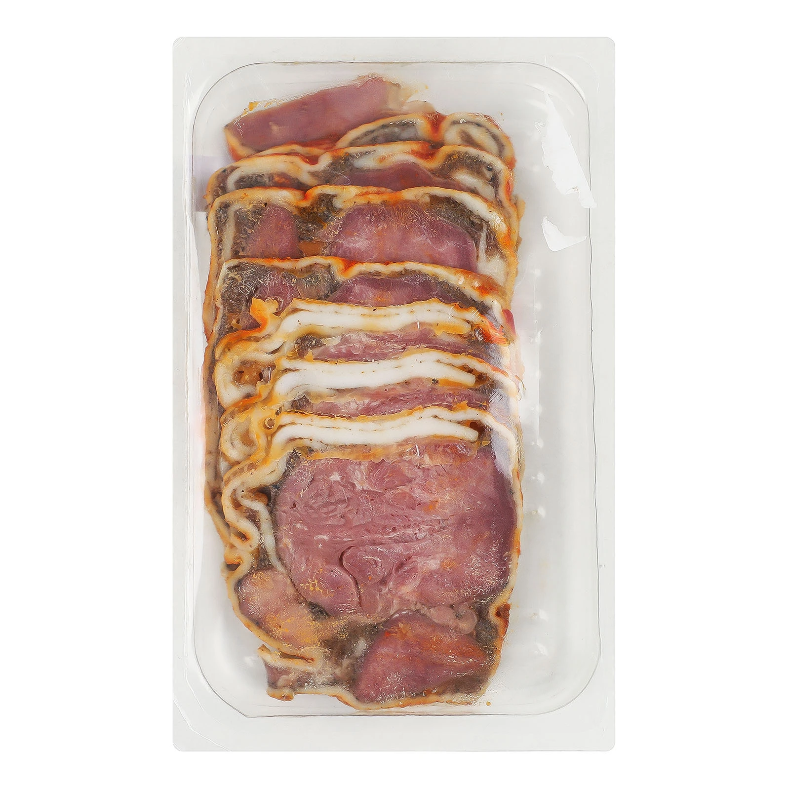 Рулет Алан зі свинячого язика варено-копчений нарізка Фото №:1