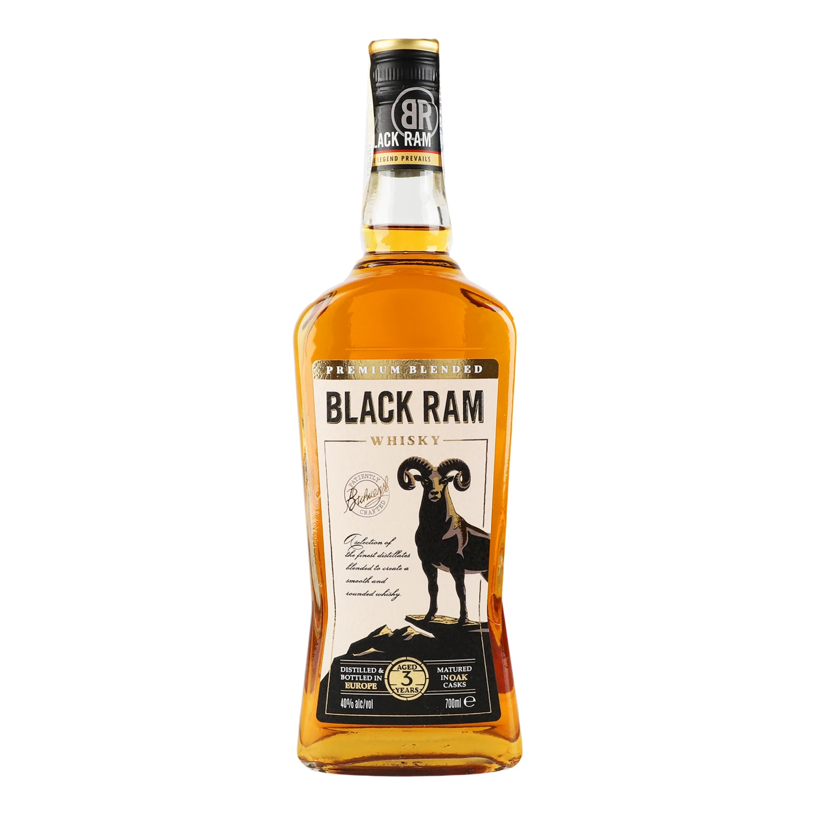 Віскі Black Ram 40% 0.7л Фото №:1
