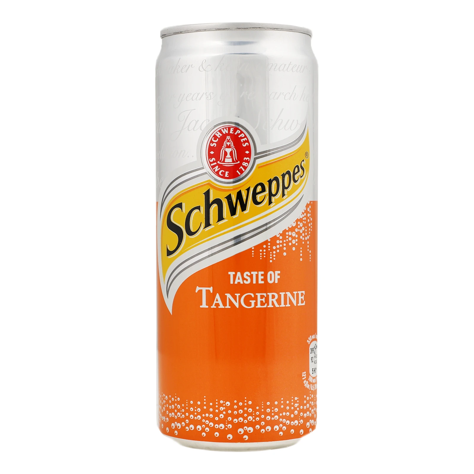Напій безалкогольний Schweppes Tangerine сильногазований соковмісний на ароматизаторах 330мл Фото №:1