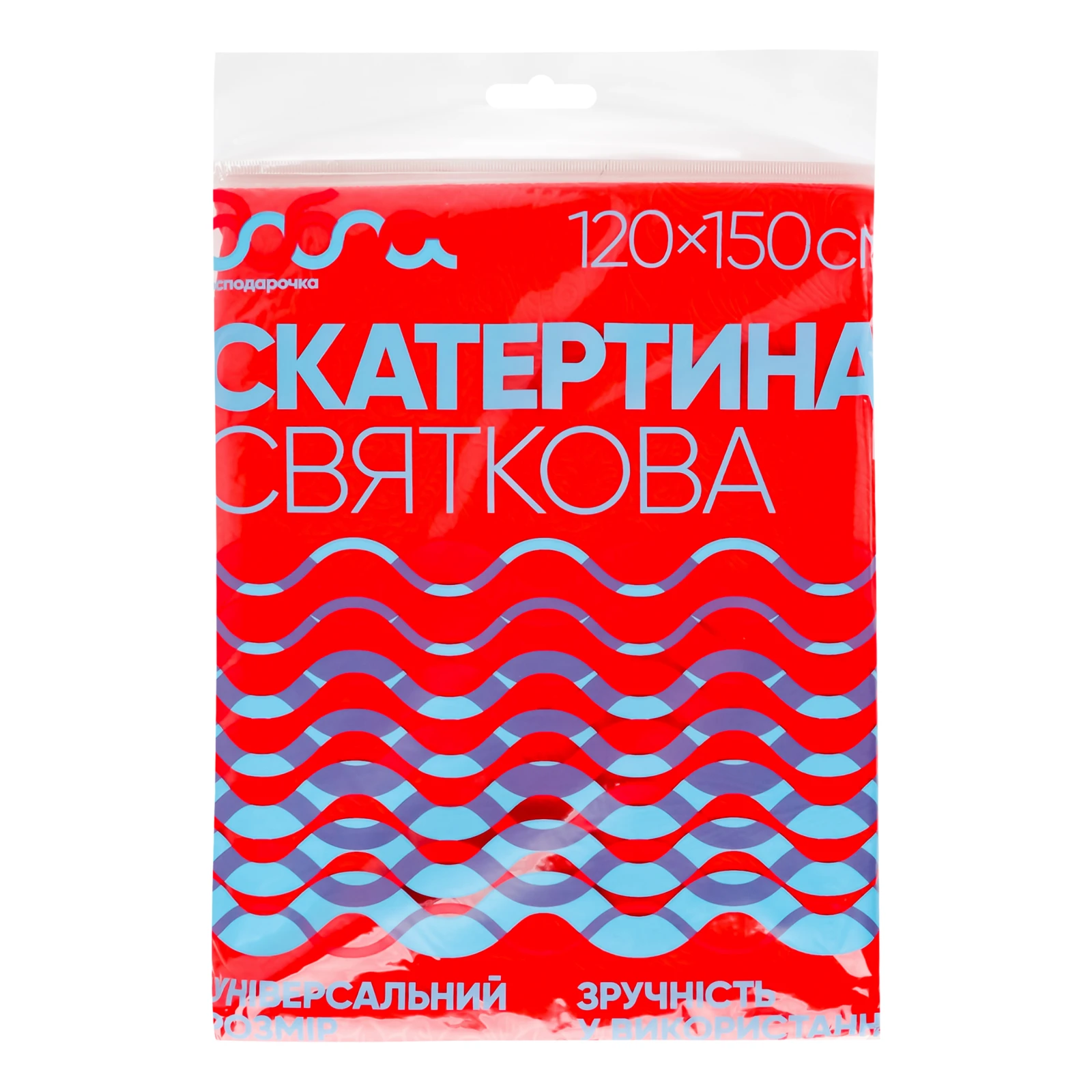 Скатертина Добра господарочка святкова 120х150см 1шт Фото №:1