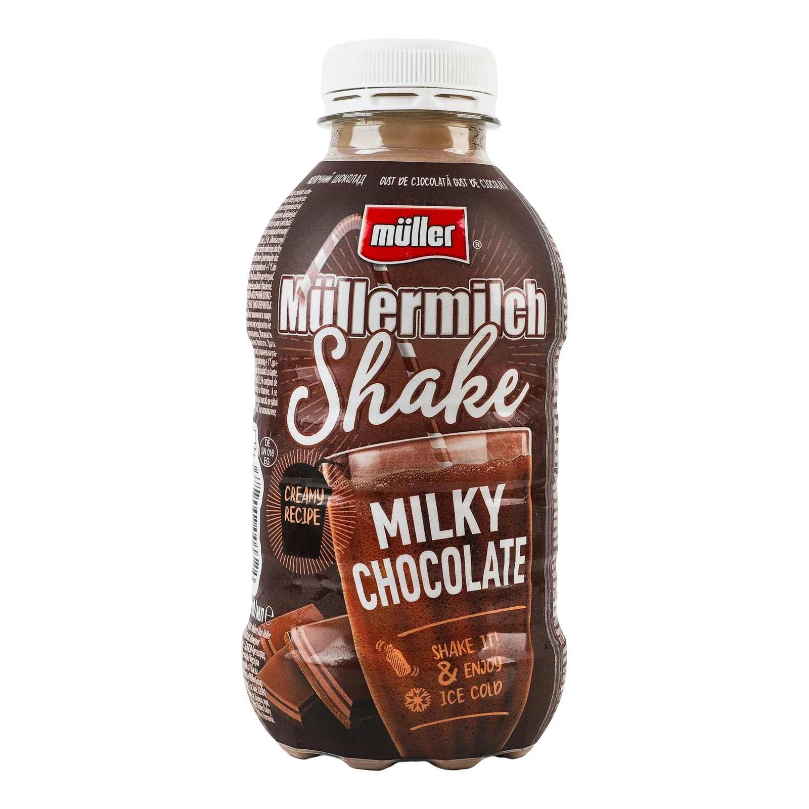 Напій молочний Muller Mullermilch shake Milky chocolate 3.5% 382мл Фото навігації №:1
