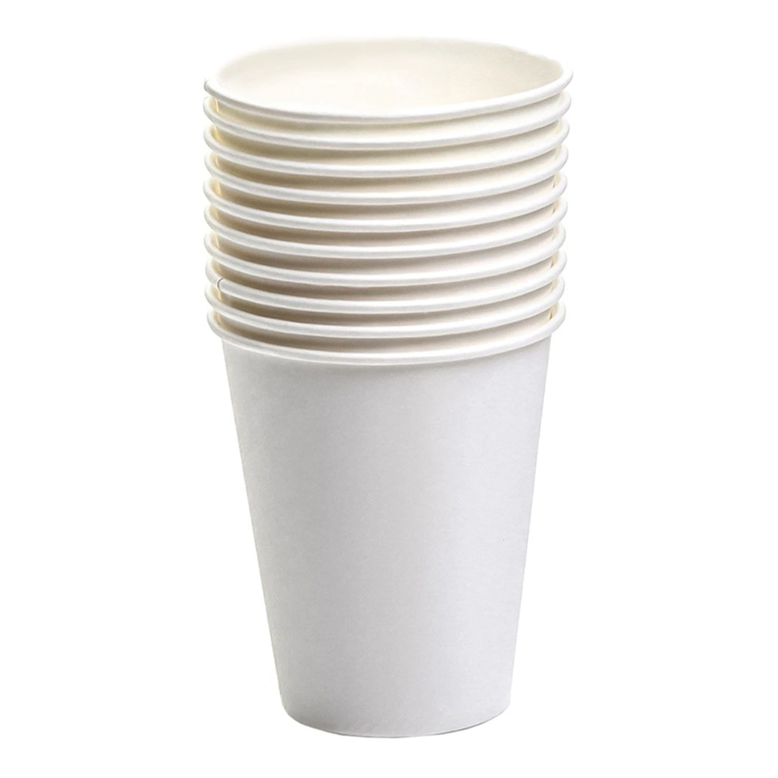 Набір Silken 10шт стакани картонні 250мл білі Фото №:1