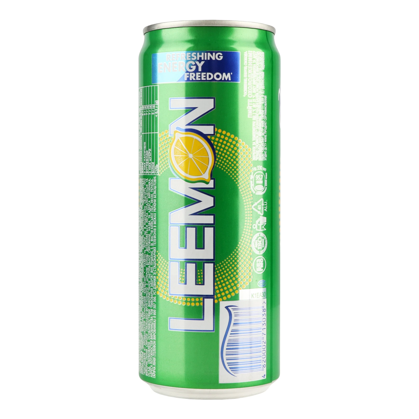 Напій Живчик соковмісний сильногазований Leemon 330мл Фото №:2