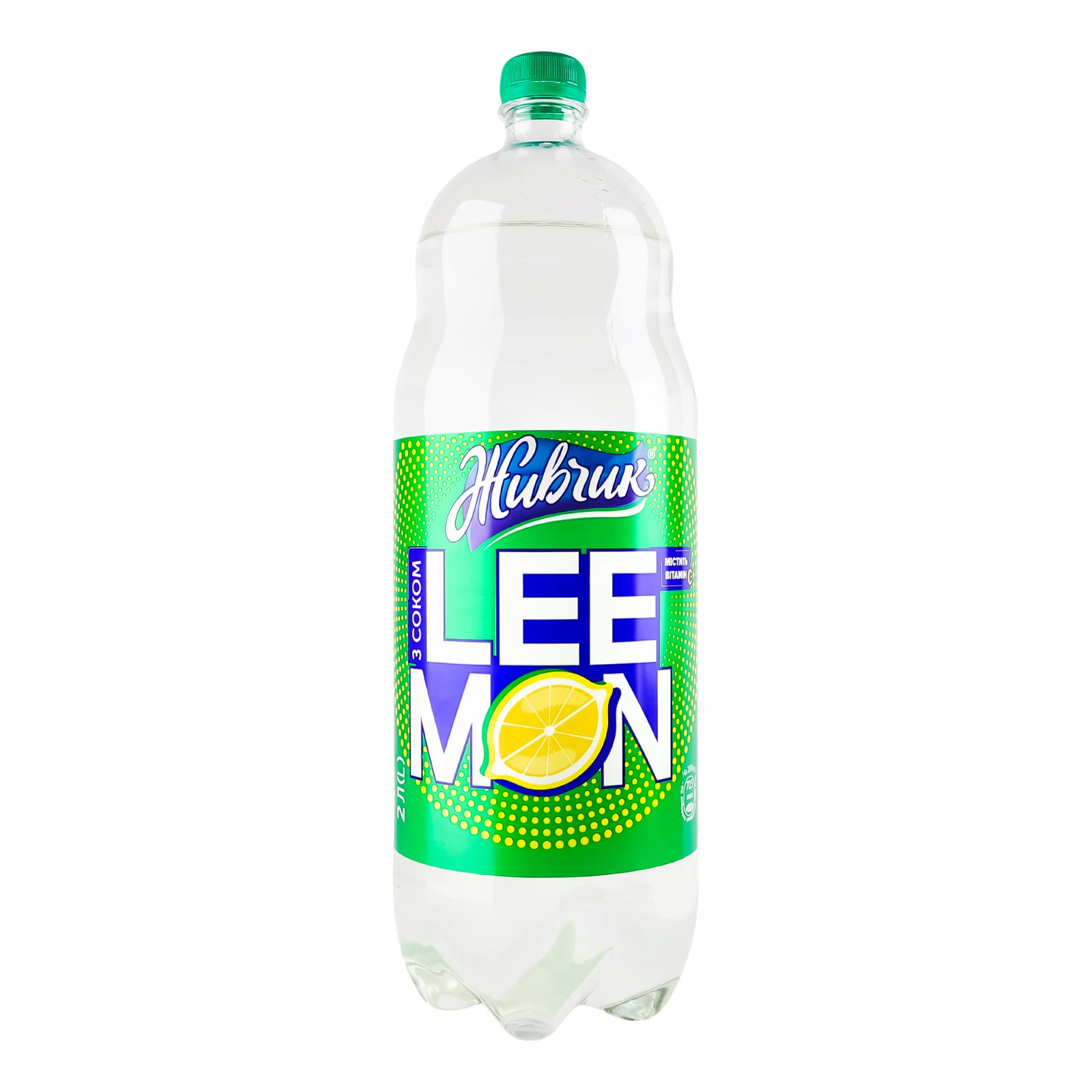 Напій Живчик соковмісний сильногазований Leemon 2л