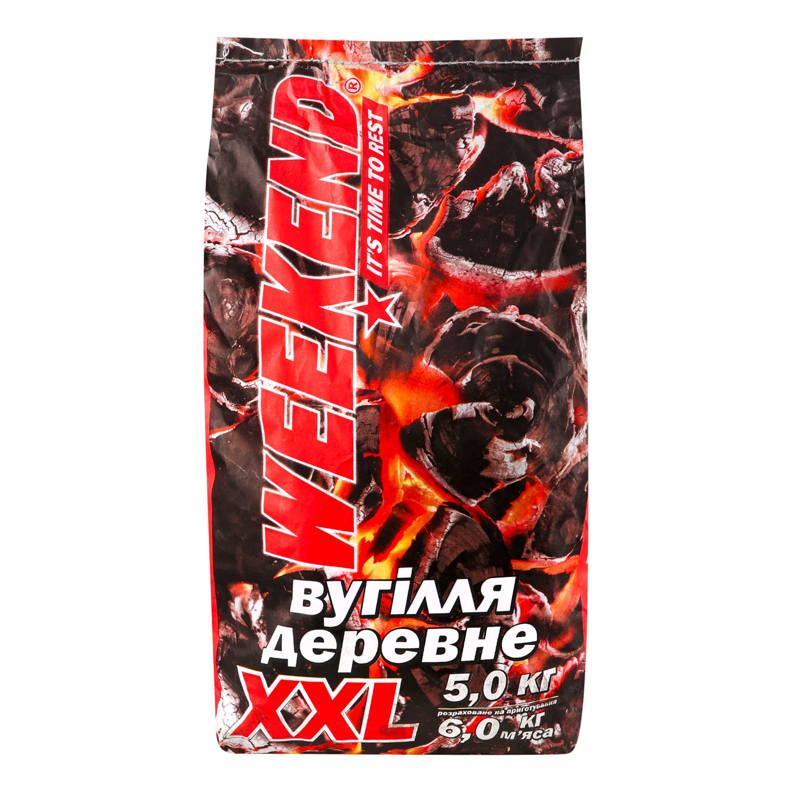 Вугілля Weekend деревне XXL 5кг Фото №:2