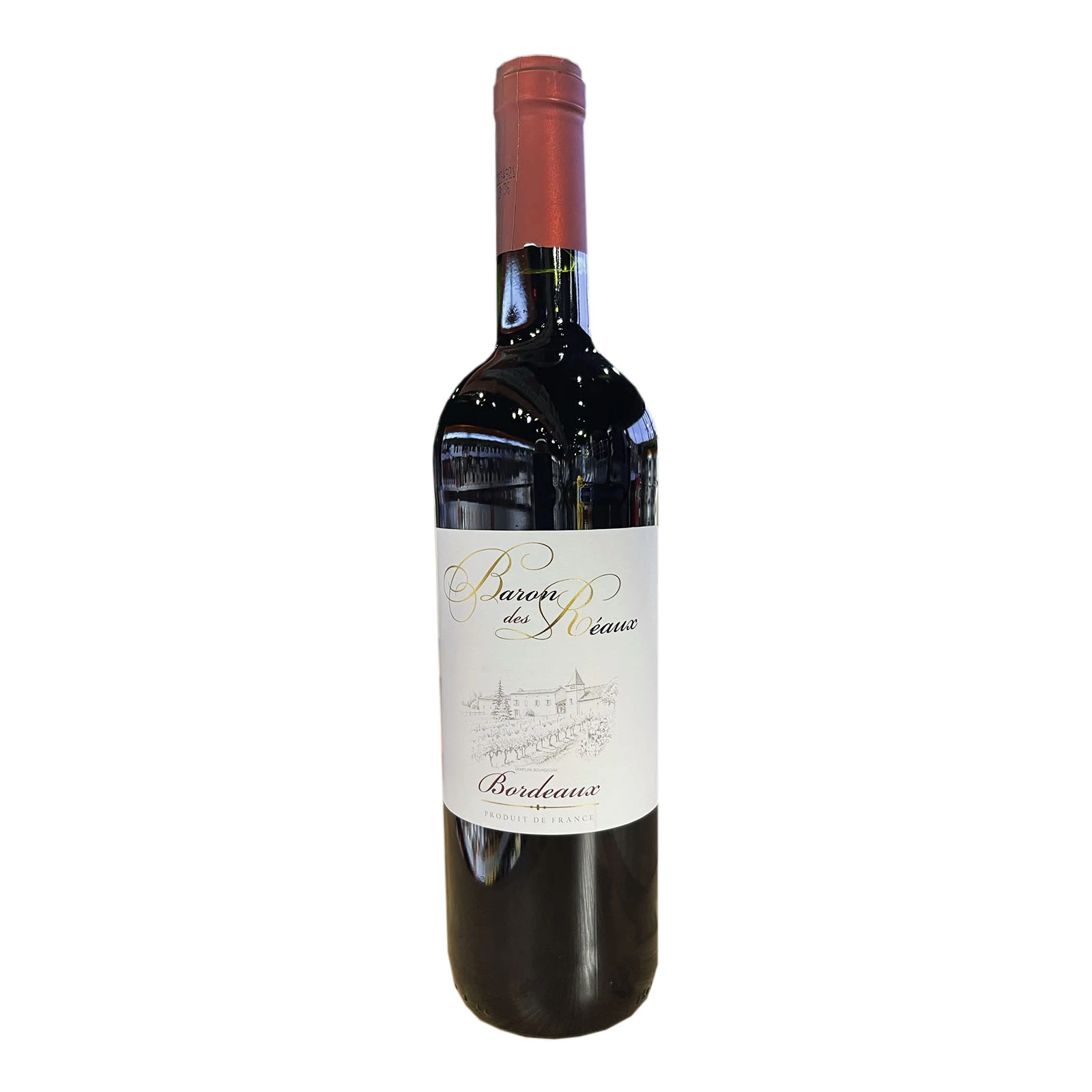 Вино Baron des Reaux 0,75л 12,5% Bordeaux AOР червоне сухе Фото №:1