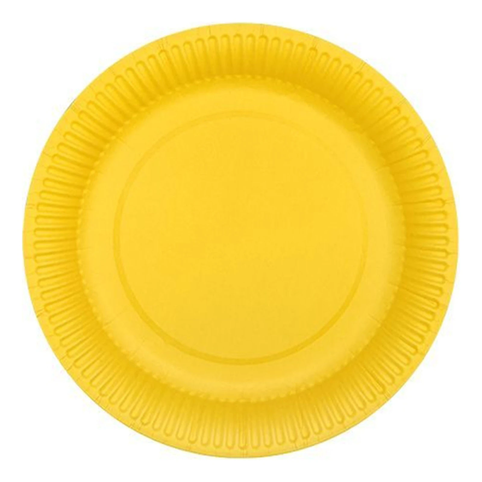 Набір Silken тарілки картонні 180мм жовті 10шт Фото №:1