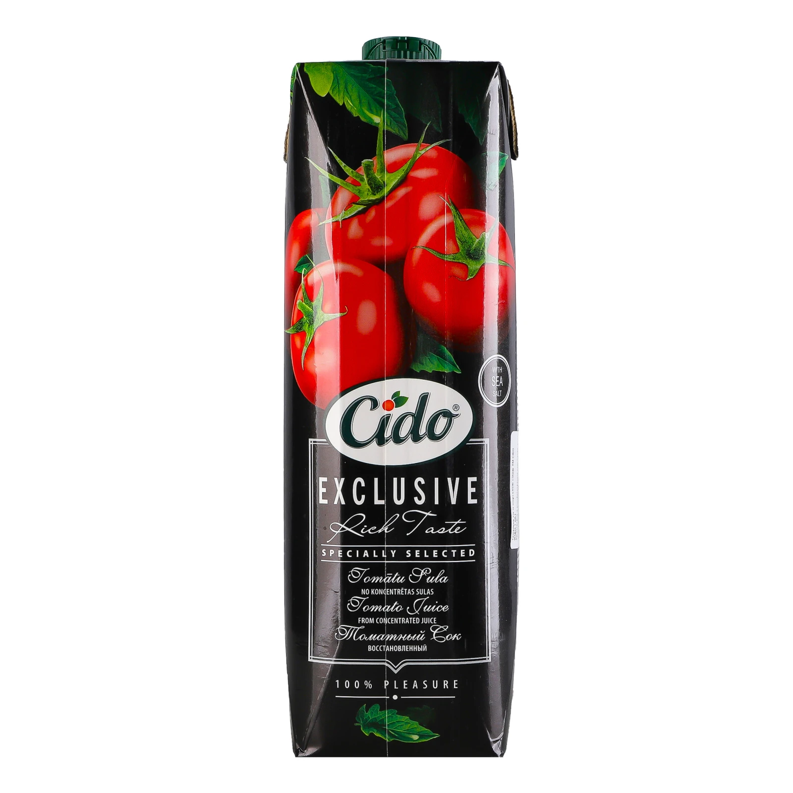 Сік Cido Exclusive Томатний з морською сіллю 1л Фото №:2