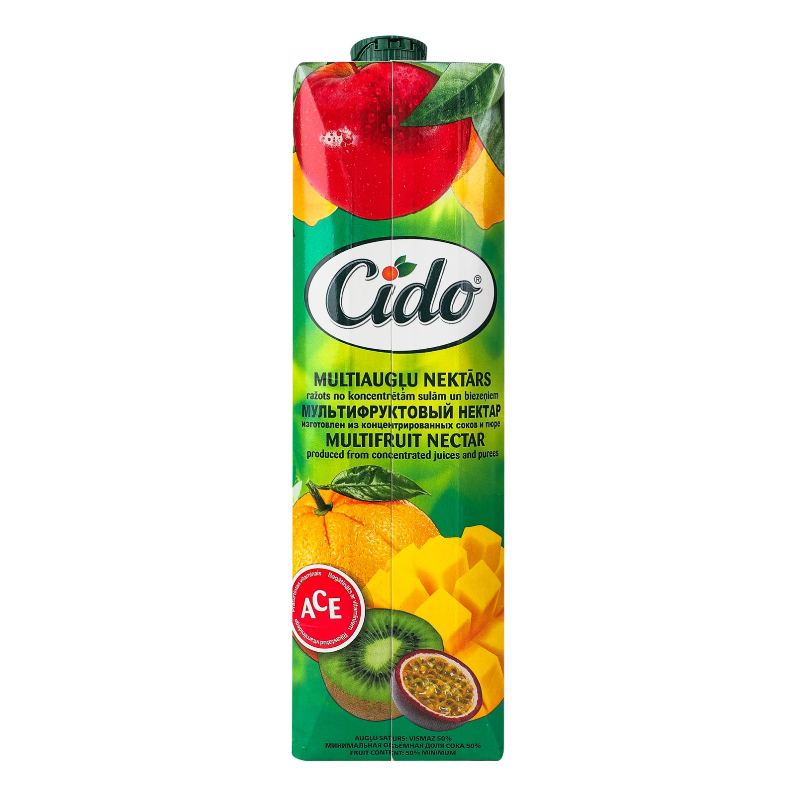 Нектар Cido 1,0л мультифруктовий Фото №:2