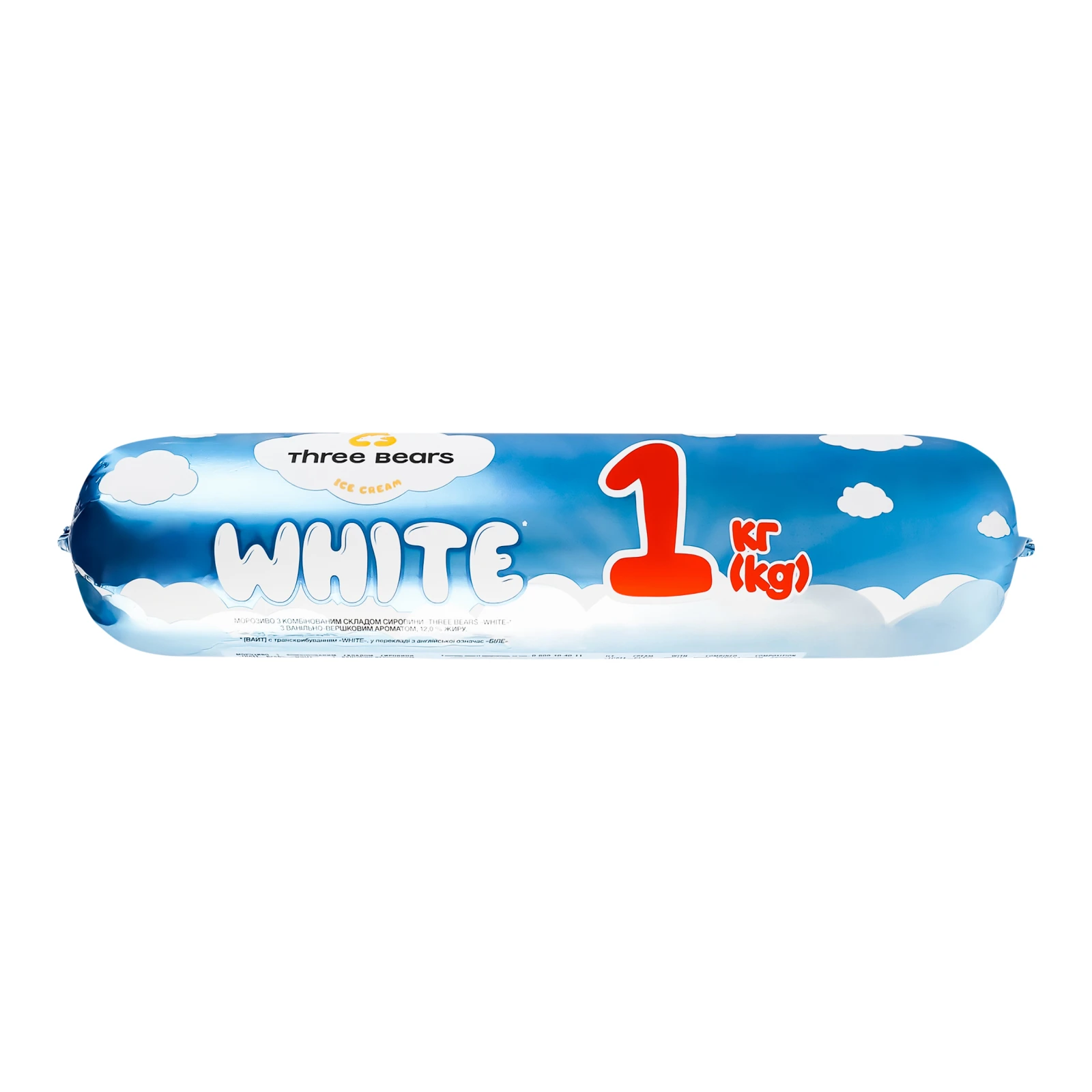 Морозиво Three bears White 12% Фото навігації №:1