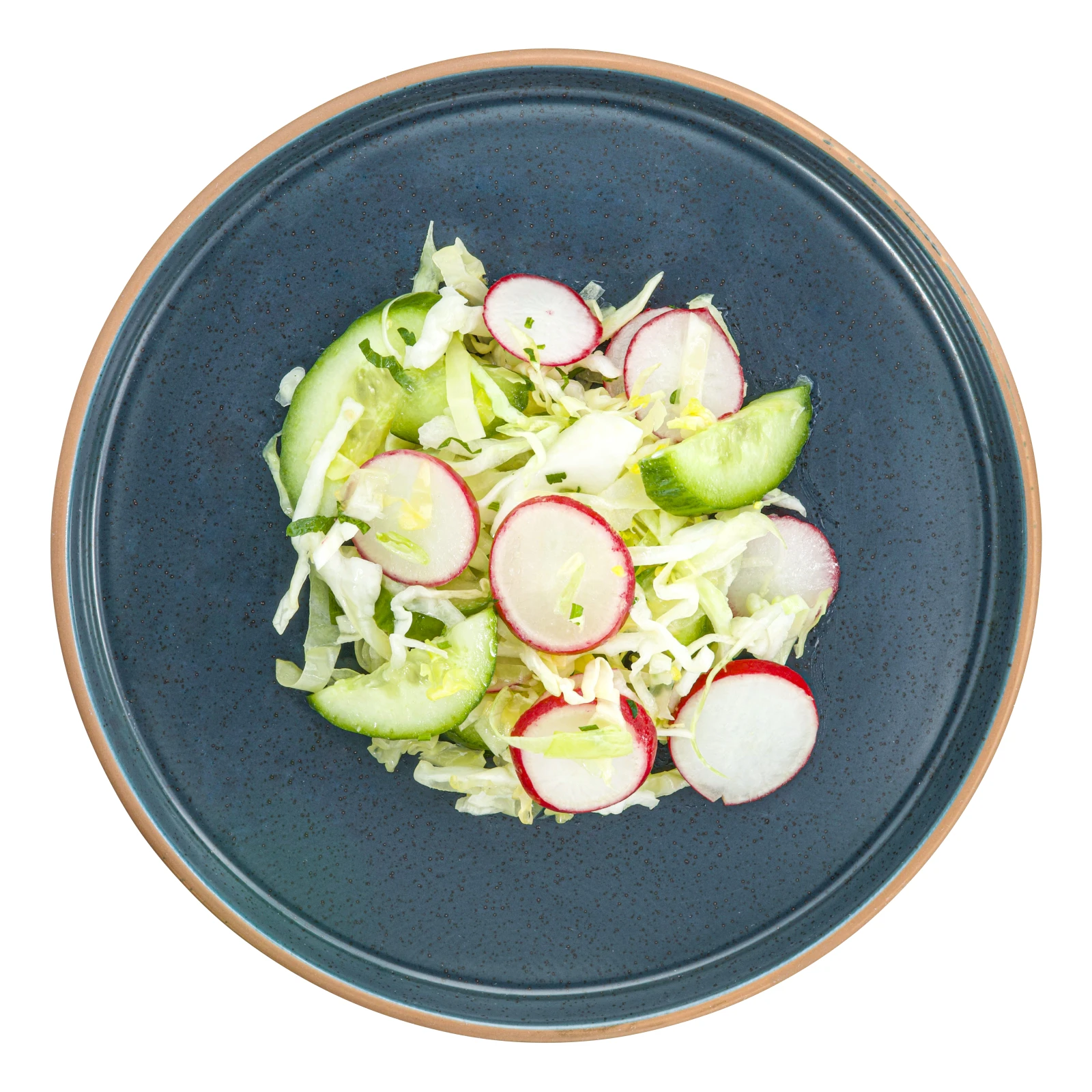 Салат з редисом, капустой та огірком Фото №:1