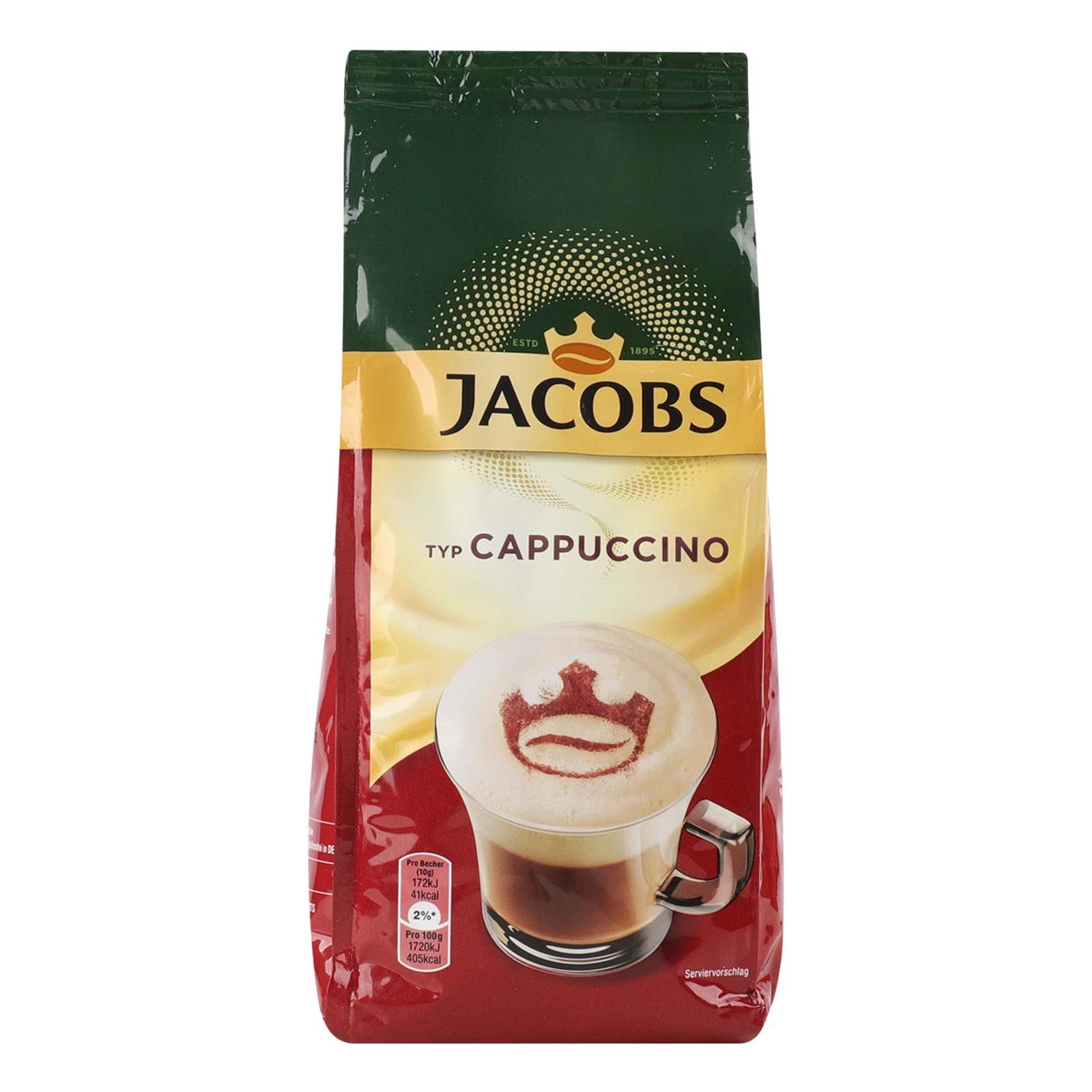 Напій кавовий Jacobs Cappuccino розчинний 400г Фото №:1