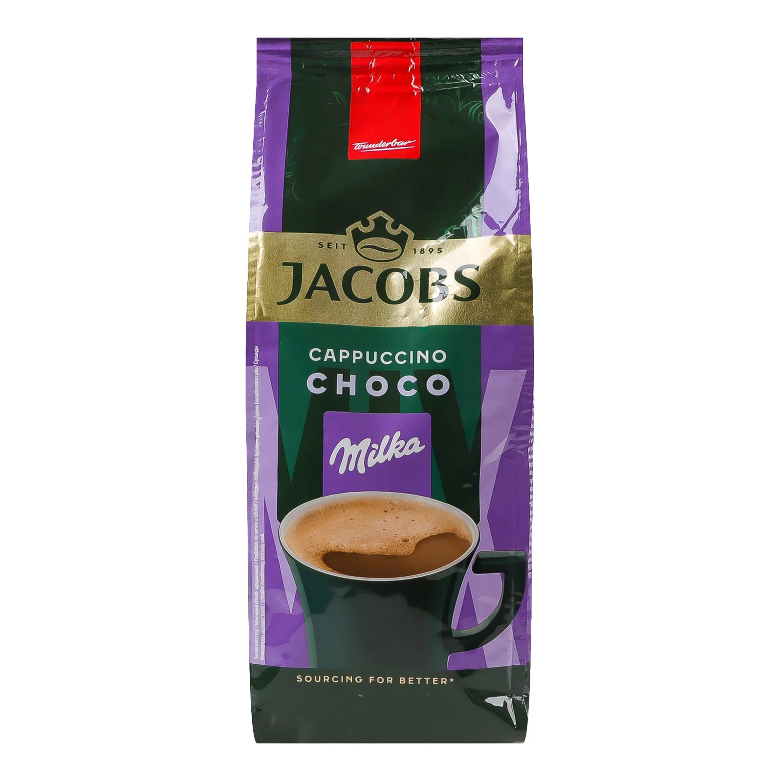 Напій кавовий Jacobs Cappuccino Choco розчинний з какао 500г Фото №:1