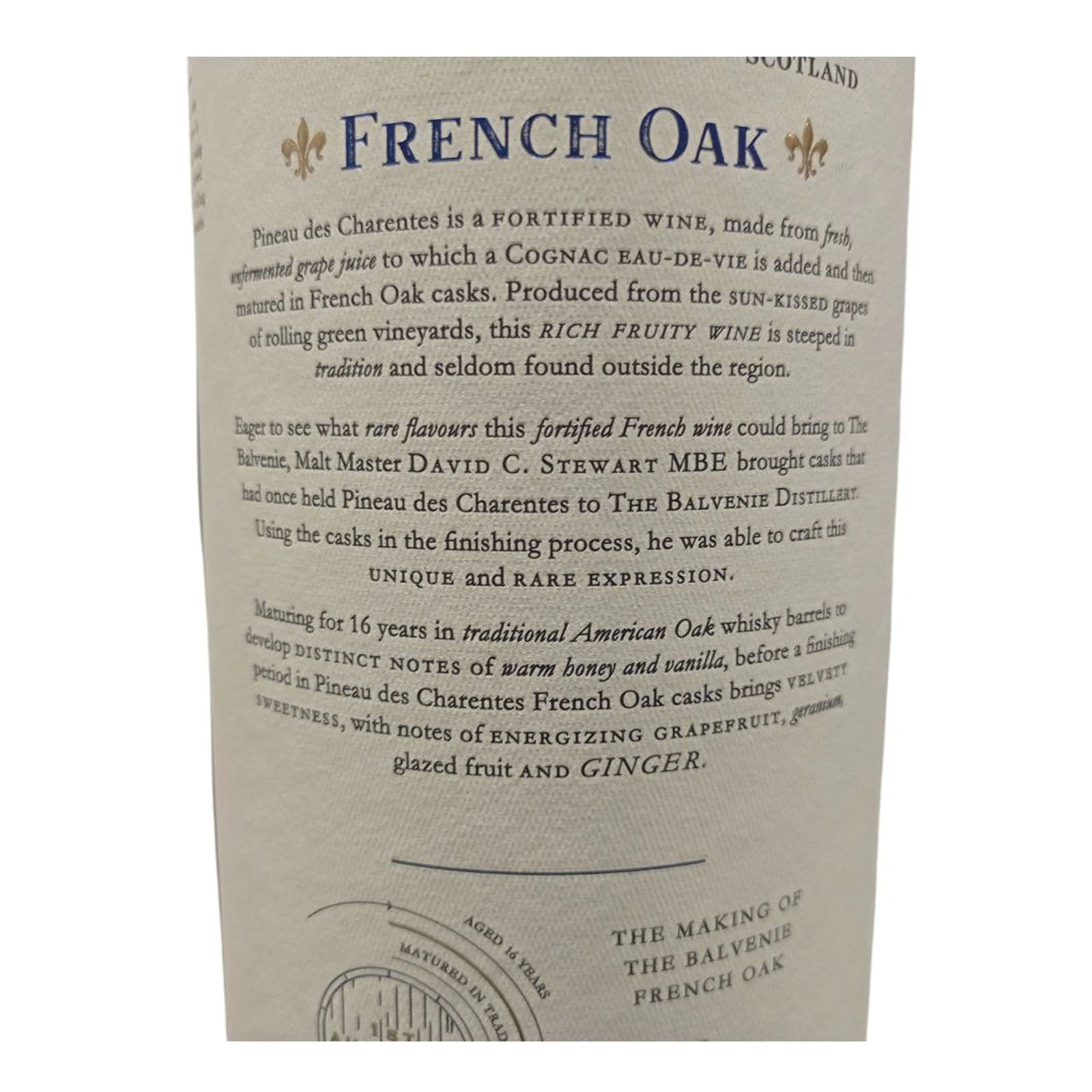 Віскі Balvenie French Oak 16YO 47.6% 0.7л фото 2