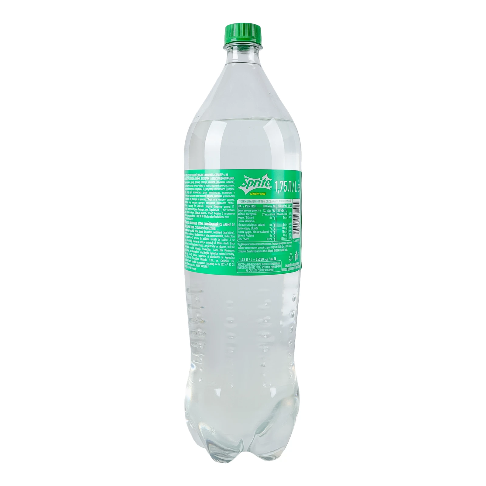 Напій Sprite сильногазований 1.75л Фото №:2