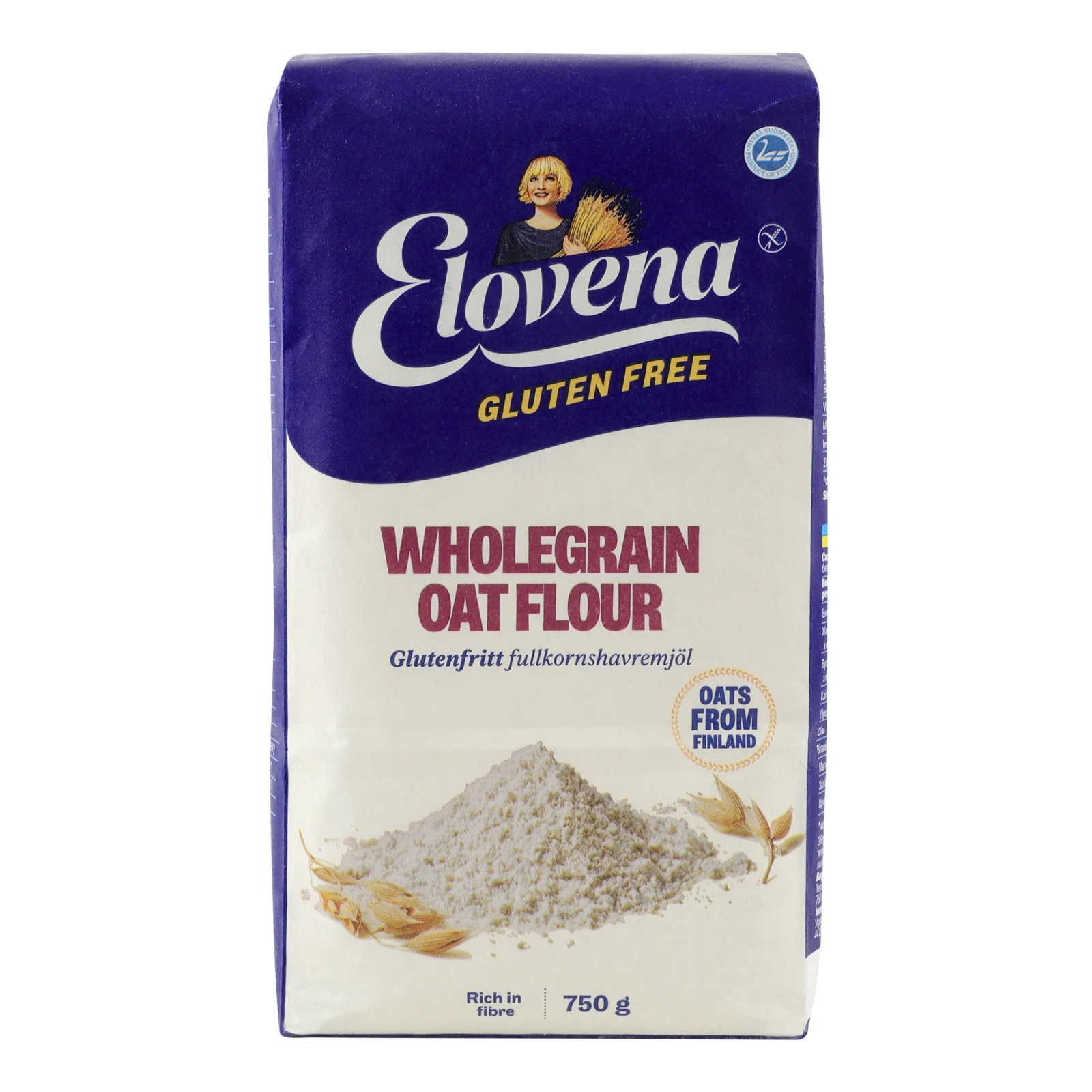 Борошно Elovena вівсяне без глютену 750г Фото №:1