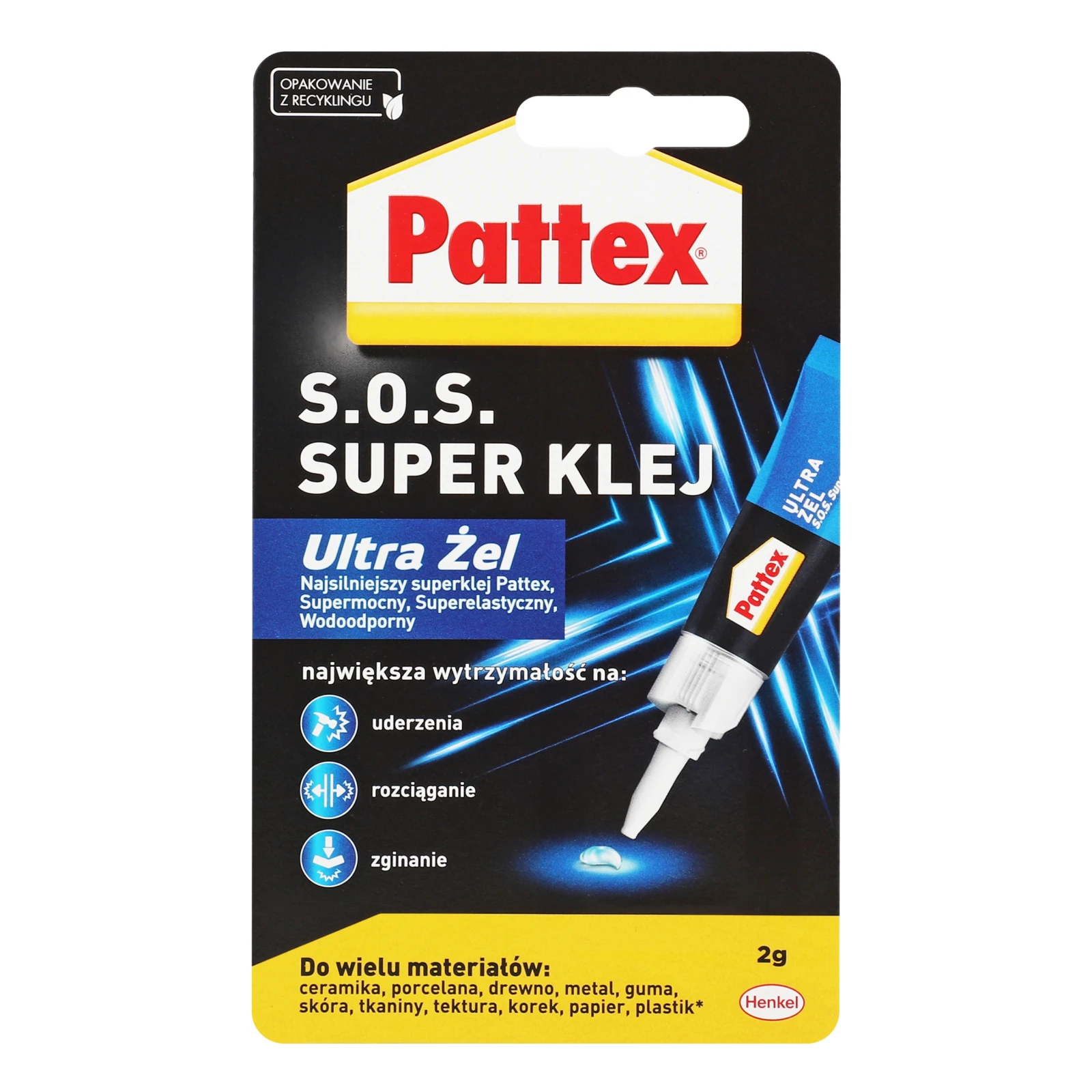 Клей-гель Pattex Ultra 2г Фото №:1