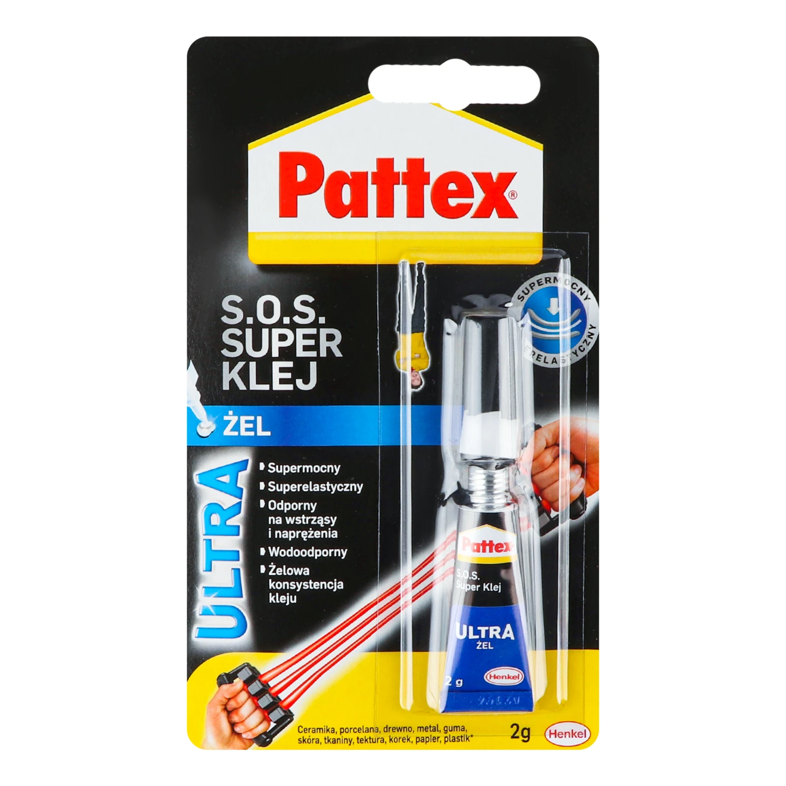 Клей-гель Pattex Ultra 2г Фото №:1