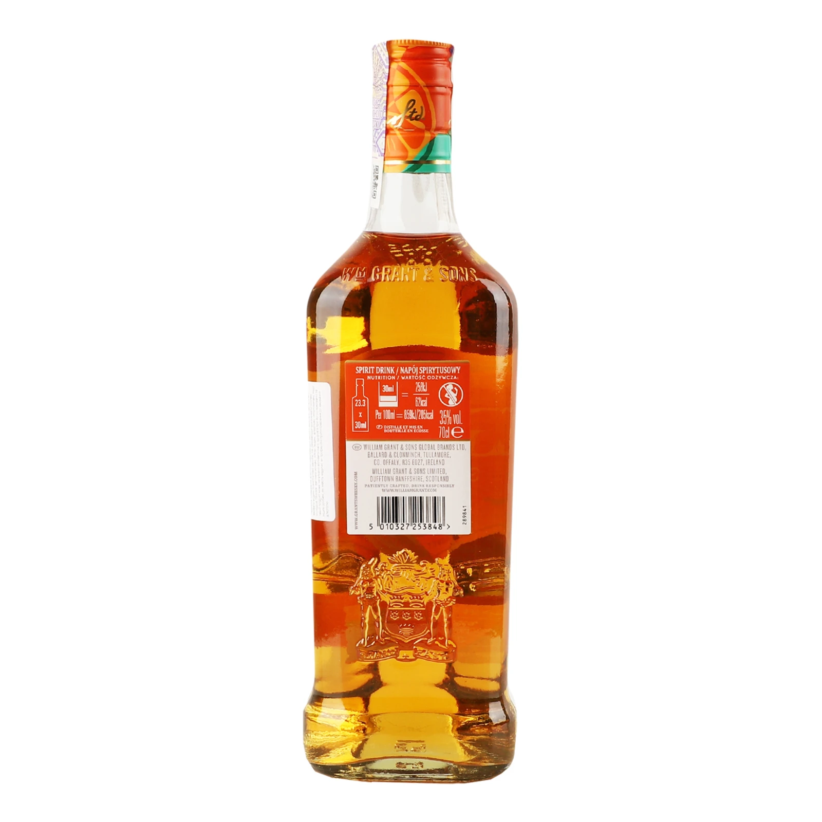 Лікер Grant's Summer Orange міцний 35% 0.7л фото 2