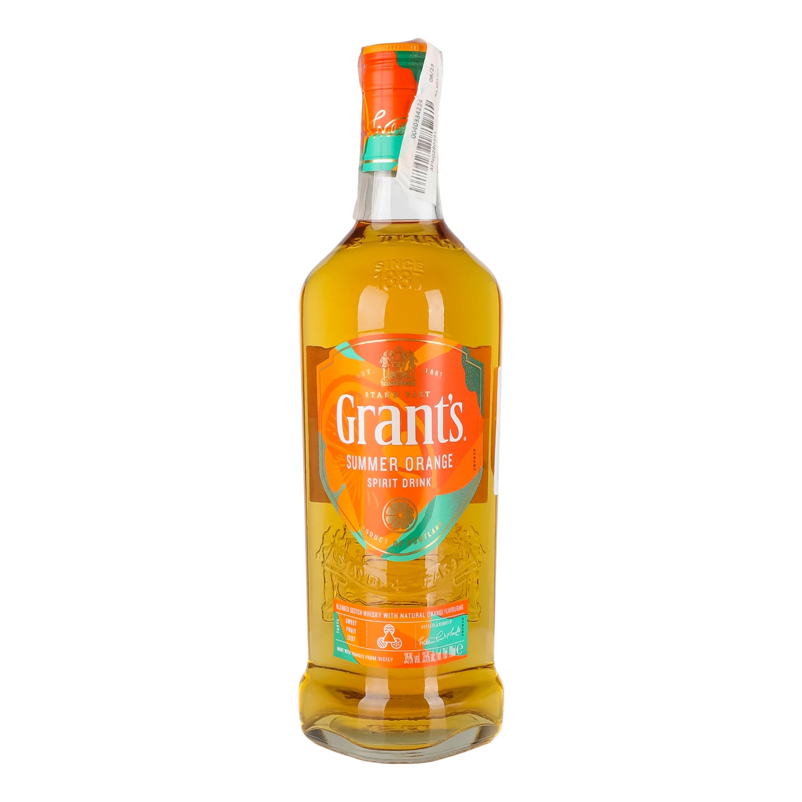 Лікер Grant's Summer Orange міцний 35% 0.7л Фото №:1