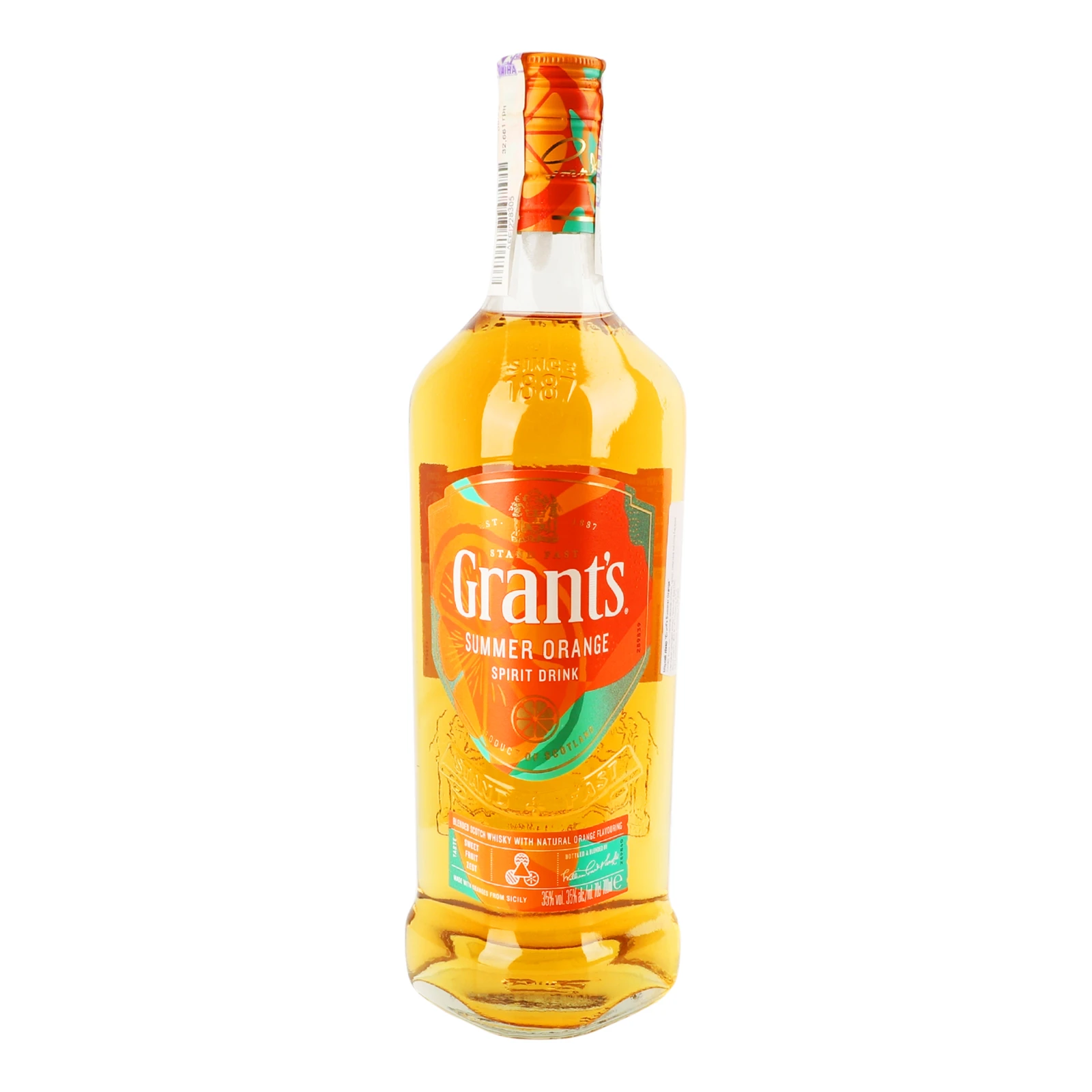 Лікер Grant's Summer Orange міцний 35% 0.7л Фото №:1