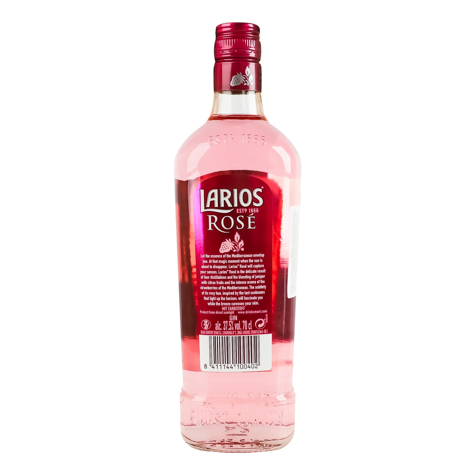 Джин Larios Rose 37.5% 0.7л фото 2