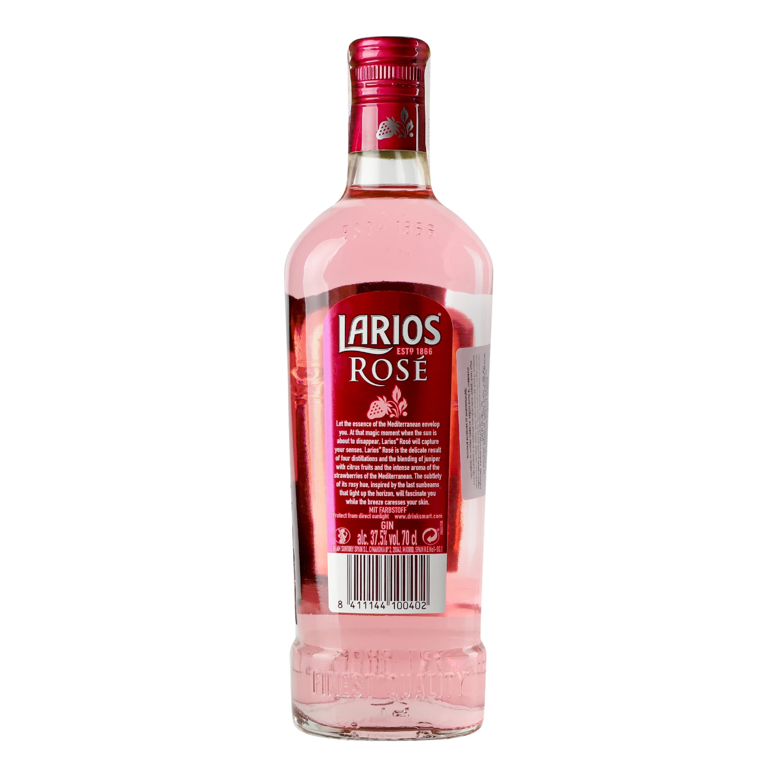 Джин Larios Rose 37.5% 0.7л Фото №:2