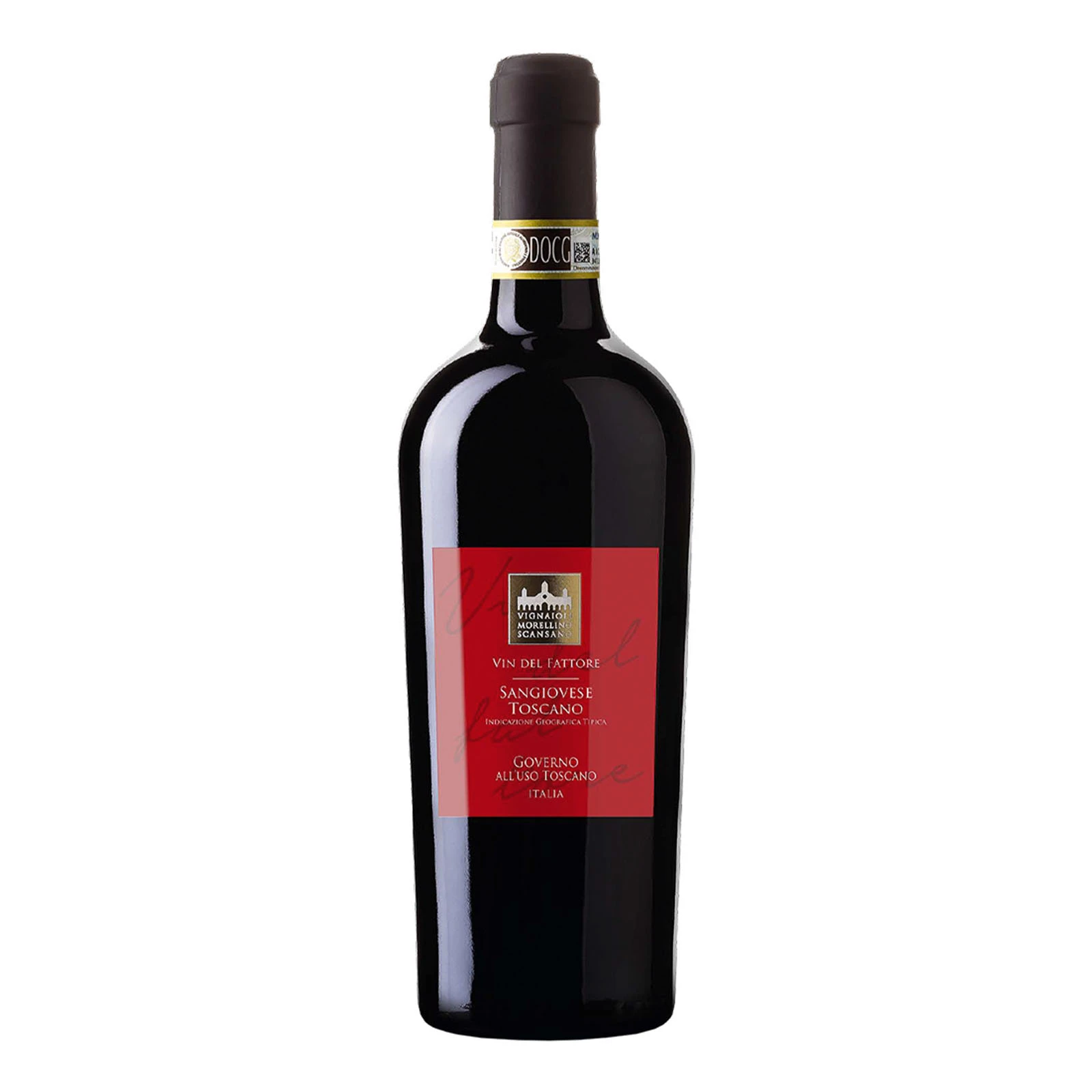 Вино Vin del Fattore 0,75л 14,5% Sangiovese Toscano черв сухе Фото №:1