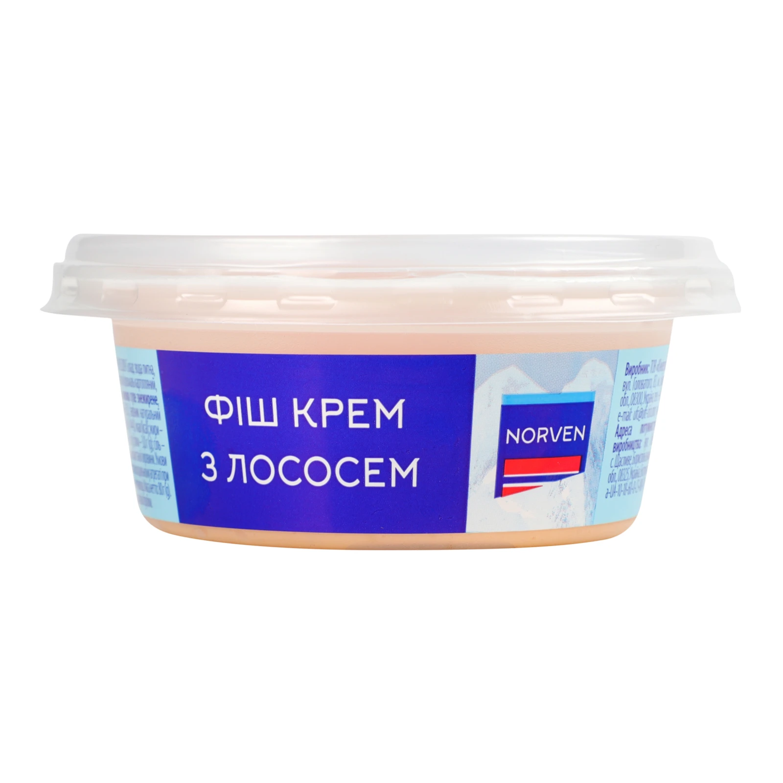 Крем фіш Norven з лососем 80г Фото №:1