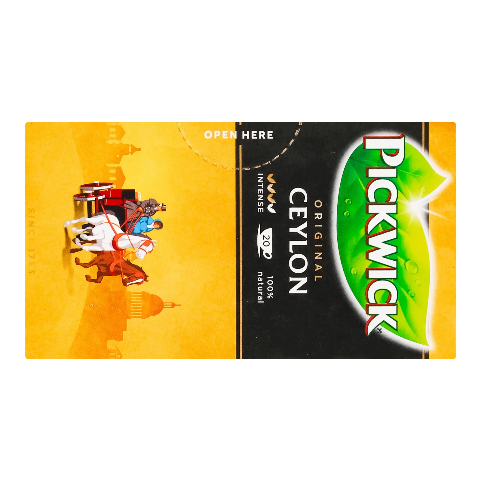 Чай Pickwick Original Ceylon чорний натуральний 20х2г фото 2