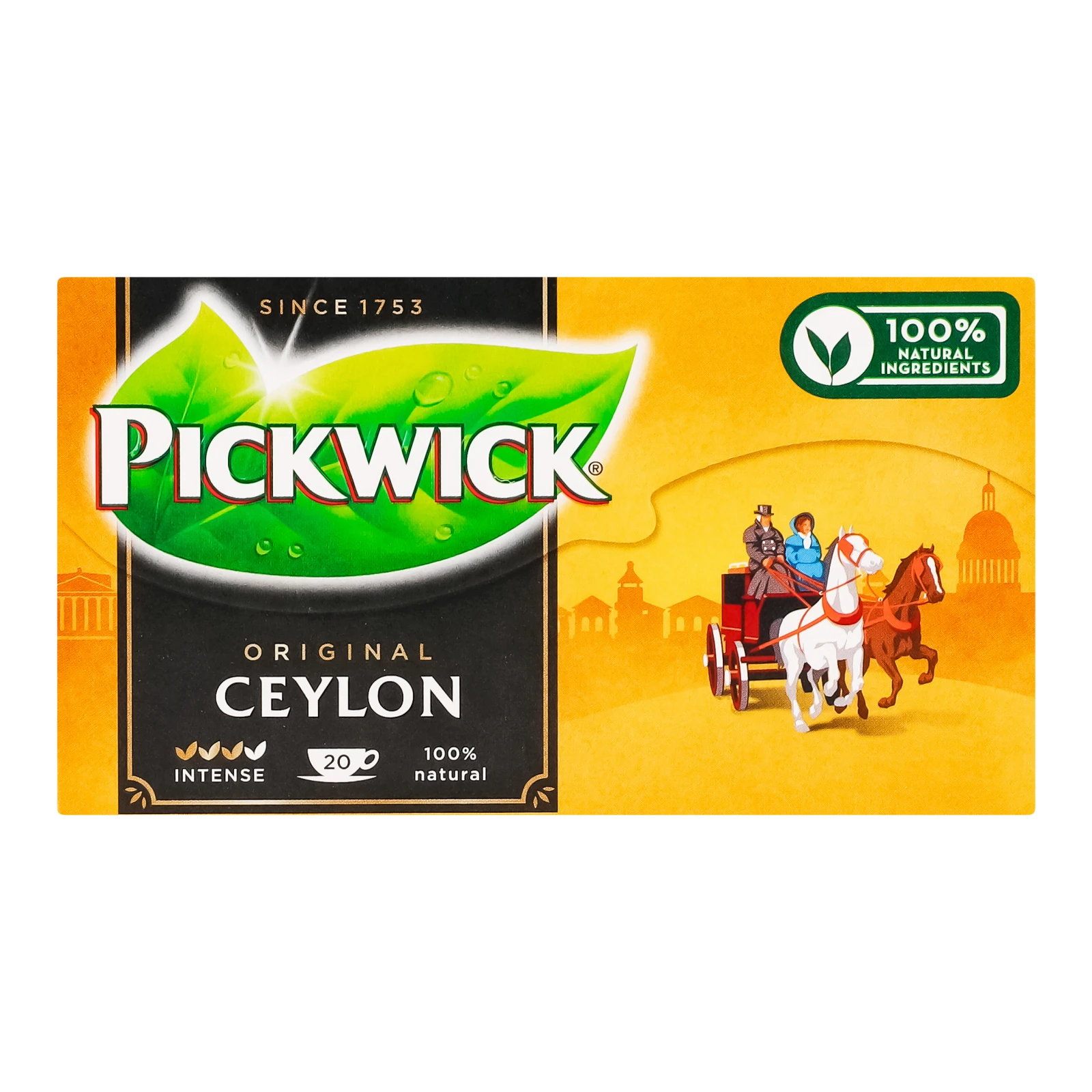 Чай Pickwick Original Ceylon чорний натуральний 20х2г Фото №:1