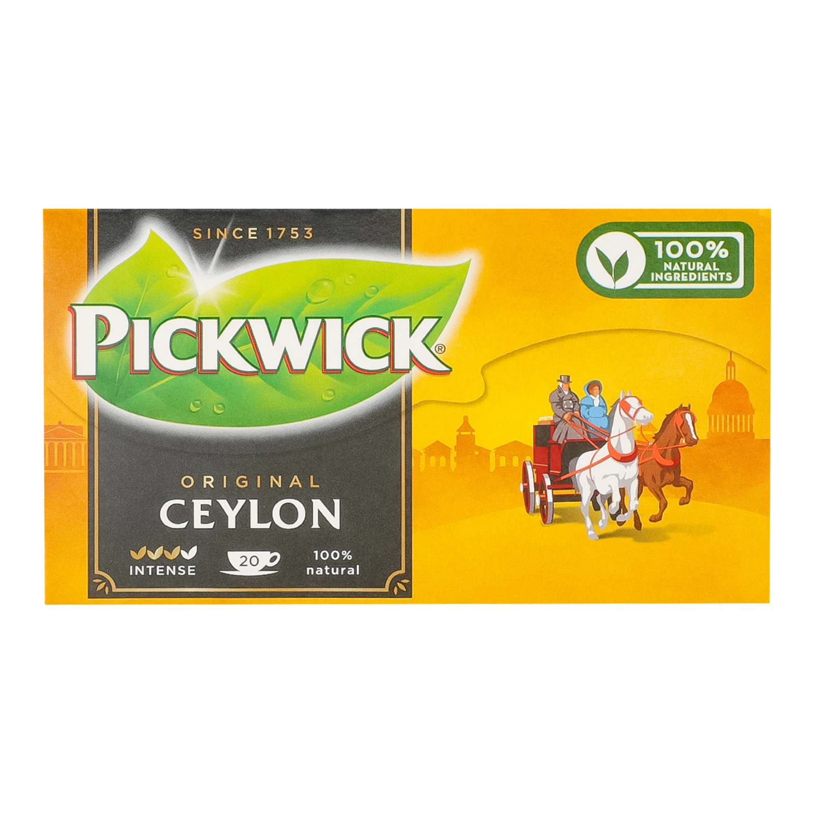 Чай Pickwick Original Ceylon чорний натуральний 20*2г/уп Фото №:1