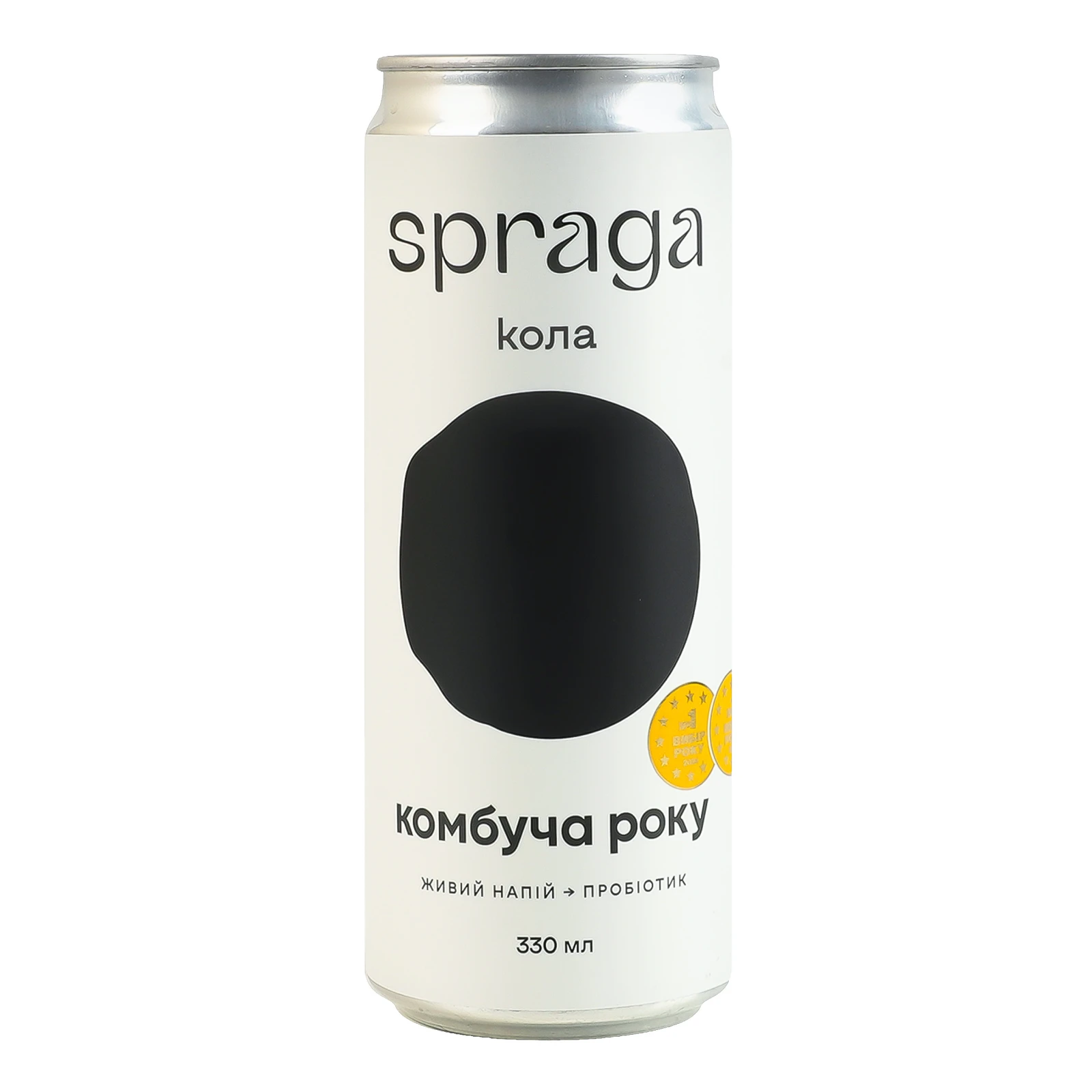 Напій Spraga Комбуча слабогазований непастеризований Кола 330мл Фото №:1
